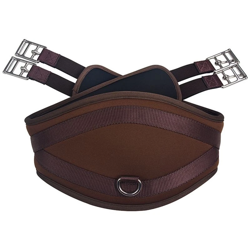 Flex Rider AP Comfort Flo Girth W/Memory Foam & Cool Max - Chocolate - Image 2