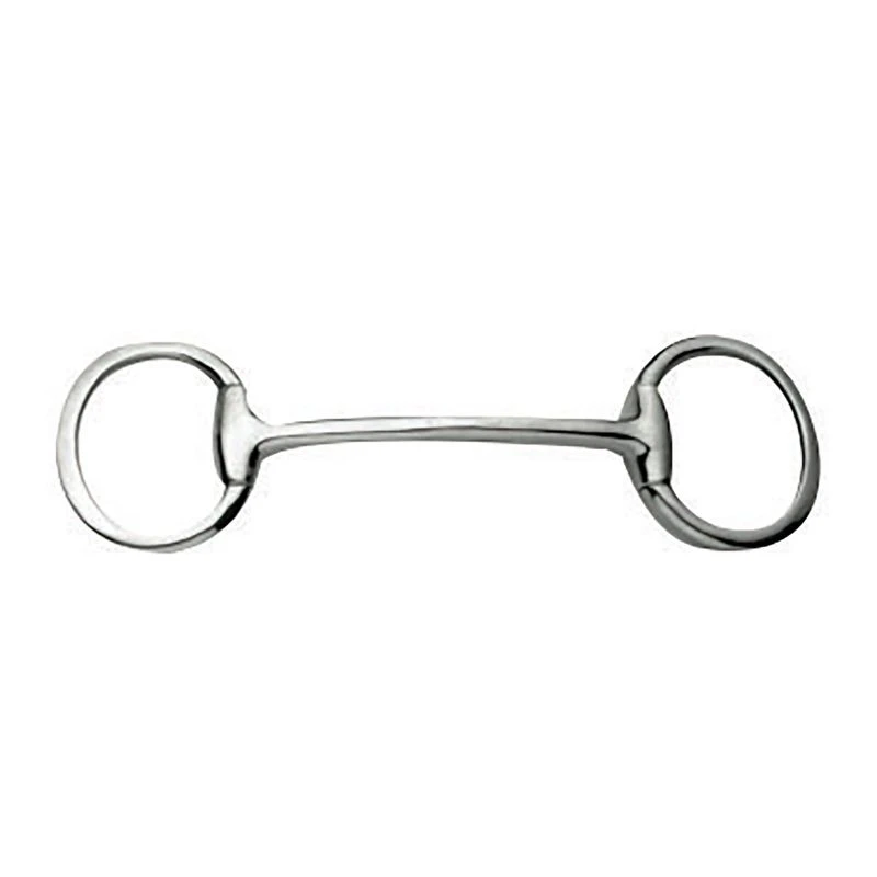 Korsteel Stainless Steel Mullen Mouth Eggbutt Snaffle Bit