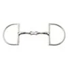 JP Korsteel Stainless Steel French Link Hunter Dee Ring Snaffle Bit