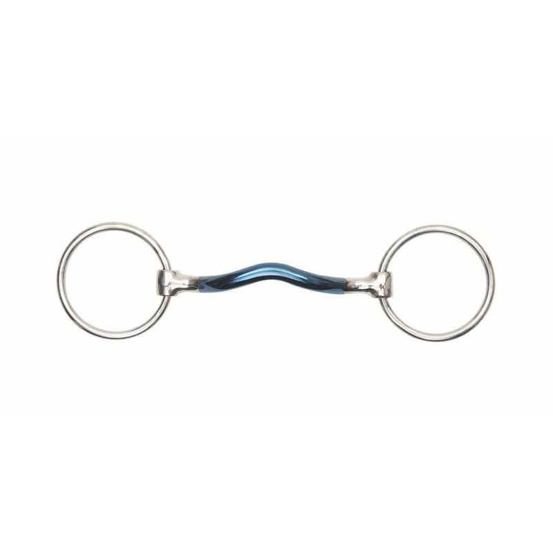 Shires Mullen Mouth Blue Alloy Loose Ring Bit