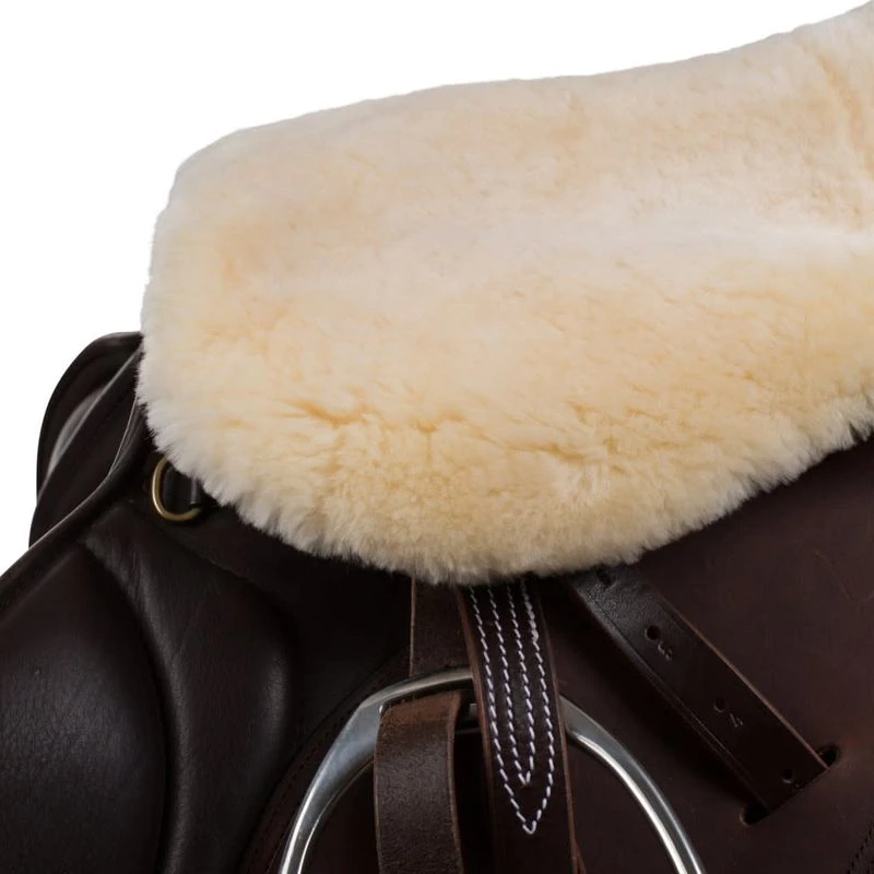 Horze Harleigh Sheepskin Seat Warmer - Off-White - Image 2