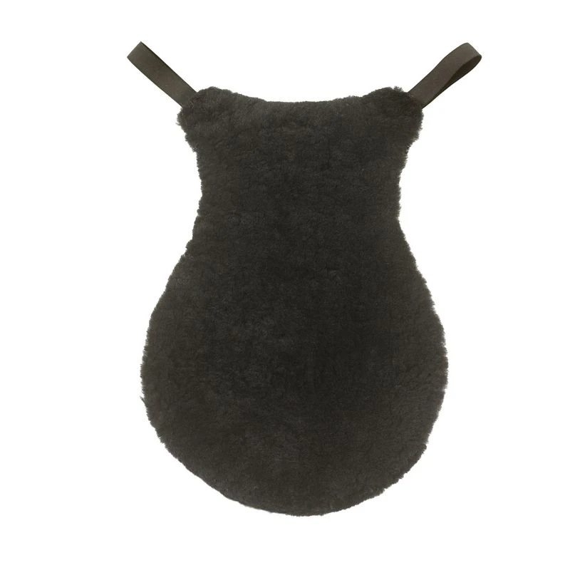 Ovation Europa Sheepskin Seat Saver - Black