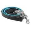 Perri's Metallic Padded Lead W/Chain - Black/Turquoise