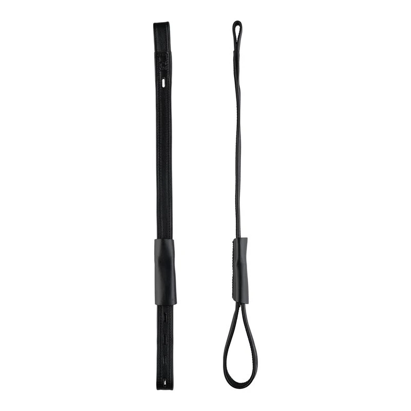 Horze Soft Dressage Stirrup Leathers W/Nylon Inside - Black