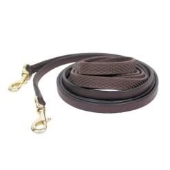 Nunn Finer Soft Grip Draw Reins W/Snaps - Black