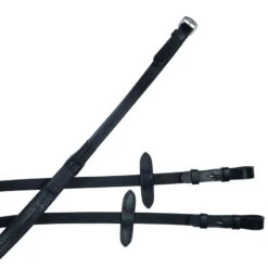 Collegiate Essential Rubber Reins - Black