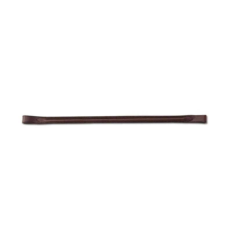 Passport Plain Raised Browband - Mahogany