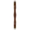Silverleaf Plain Chafeless Girth Single Elastic - African Walnut