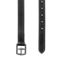 Equinavia Valkyrie Covered Dressage Stirrup Leathers - Black