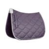 Horze Ghent Quick Dry Dressage Saddle Pad W/Faux Fur - Grey Ridge Purple