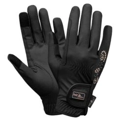 Fair Play Pammy Rose Gold Gloves - Black