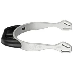 Herm Sprenger 20mm Flat Neck Fairrider Spurs - Silver Aluminum/Black
