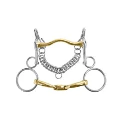 M. Toulouse Short Shank Curb/Bradoon Bit Set