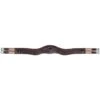 M. Toulouse Anatomic Shaped Padded Leather Girth - Chocolate