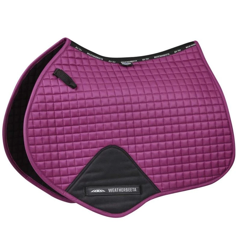 Weatherbeeta Prime Jump Shaped Saddle Pad - Red Violet