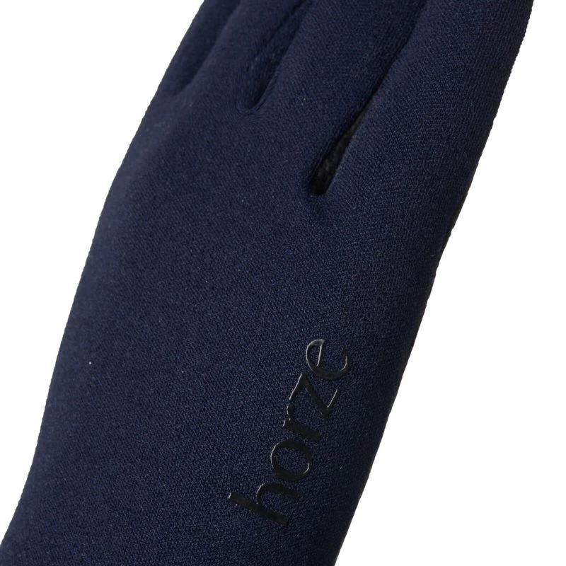 Horze Kids' Nascha Summer Gloves - Dark Navy - Image 3
