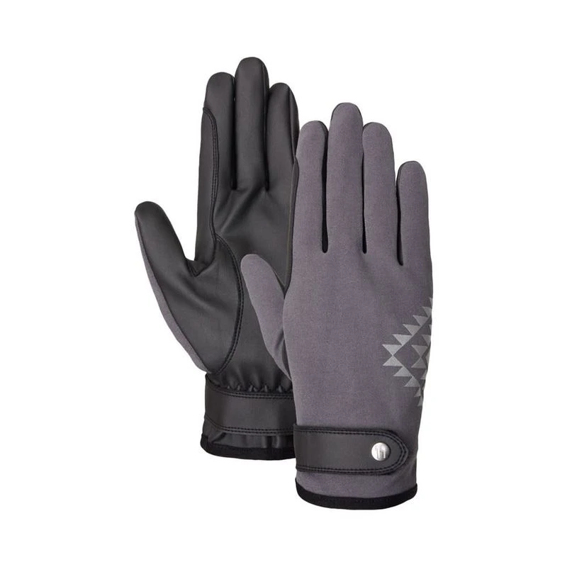 Horze Women's Tiara Summer Gloves - Smoked Pearl Grey