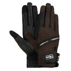 Fair Play Istria Gloves - Black/Taupe Grey