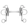Nathe Flexible Mullen Mouth Short Cheek Pelham Bit 20mm