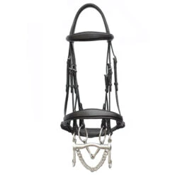 Nunn Finer Castellana Dressage Double Bridle - Black