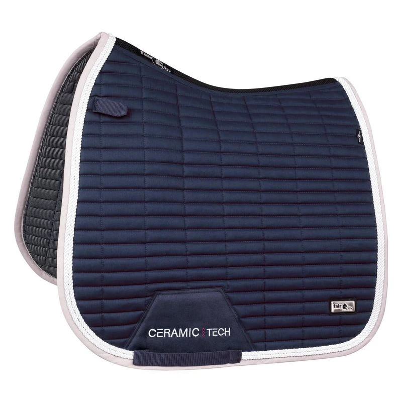 Fair Play Quartz Ceramic Dressage Saddle Pad - Navy