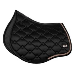 Fair Play Azuryt Ceramic RoseGold Jump Saddle Pad - Black