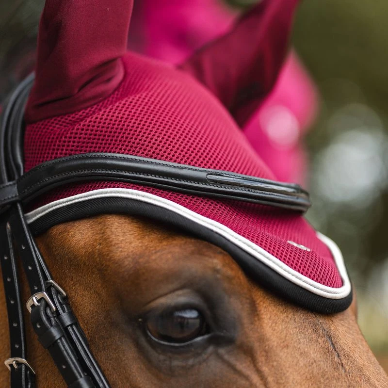 Horze Smoky Twilight Anatomic Bridle W/Curved Browband - Black - Image 3